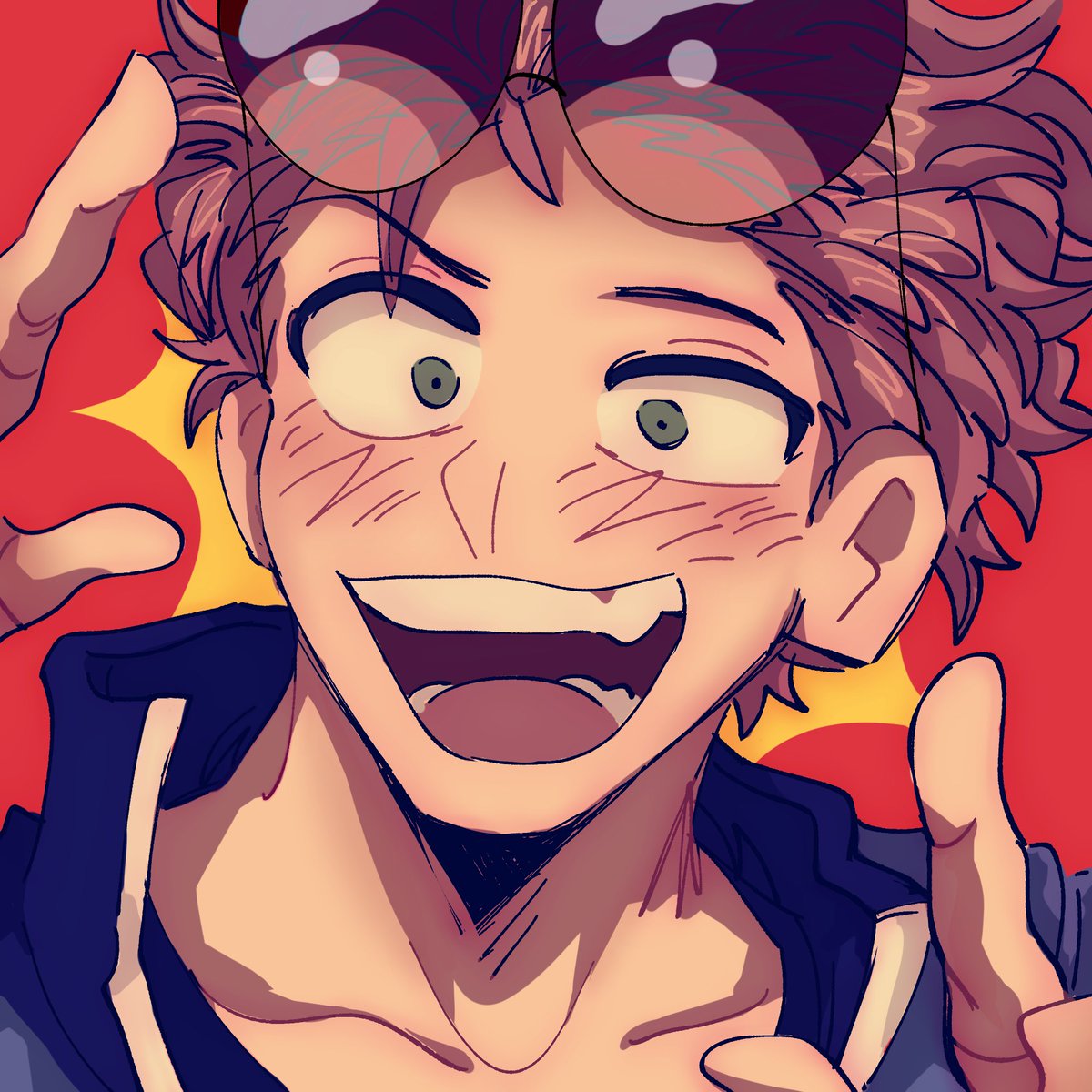 hankatun0921's tweet photo. main helper npc (hes actually helpful i promise) im thinkin to use for the casino themed death game vn idea i talked abt . . .. . his name is benny !!! energetic street racer dude #characterdesign #originalcharacter https://t.co/vF0hvgGweP