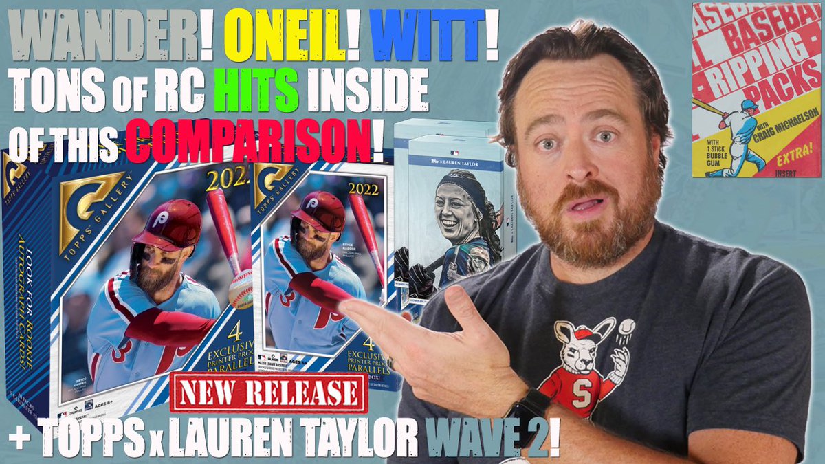RippingPacksTV's tweet photo. #Ripping the 2022 #ToppsGallery #Baseball Blaster & Monster Box!
https://t.co/8OoBMAcvdq
Subscribe!
Instagram
https://t.co/lQ5V2gbPkw
YouTube
https://t.co/cchv40Vom6
#mlb #baseballcards #Unboxing #Topps #ToppsBaseball #thehobby #sportscards #rookie #prospect #whodoyoucollect https://t.co/0MNDvlR2Rf