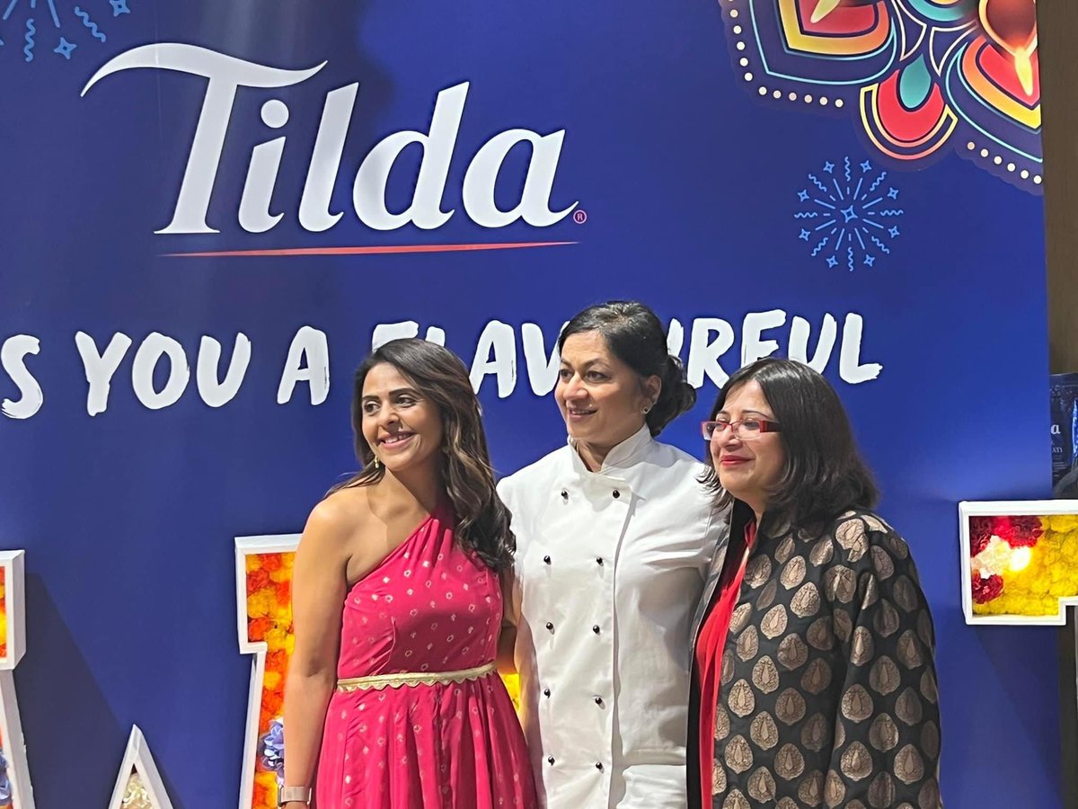 ManishTiwariUK's tweet photo. Elevate your Plate ! And @TildaBasmati surely does that. It is Nation’s favourite rice brand for more than #50years Happy Diwali to all from the incredible trio of chefs who were simply outstanding @MoniBharadwaj @RadikalKitchen @sonalimorjaria @chefsantoshshah @ShabnamShahi1 https://t.co/r8Z8SX9rxc