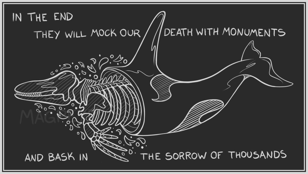 Maggpeye's tweet photo. In the end they will mock our death with monuments
and bask in the sorrow of thousands https://t.co/Jwgl0gFEMA