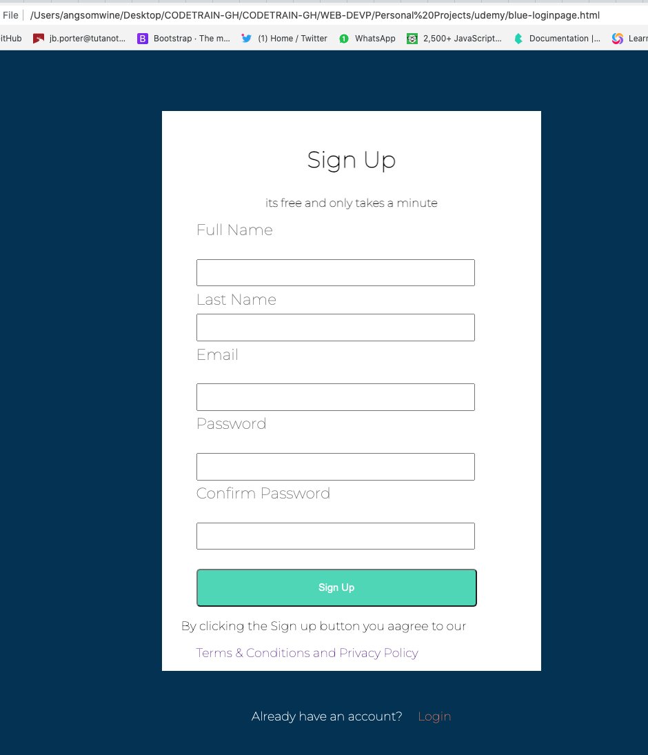 BiWIC41PTWOk2b6's tweet image. 23 of 100 days of Code.I had to recap some CSS &amp;amp; HTML. Built this sign-up page .Though, not that perfect .😁
#CodeTrain #CodeTrainChallenge