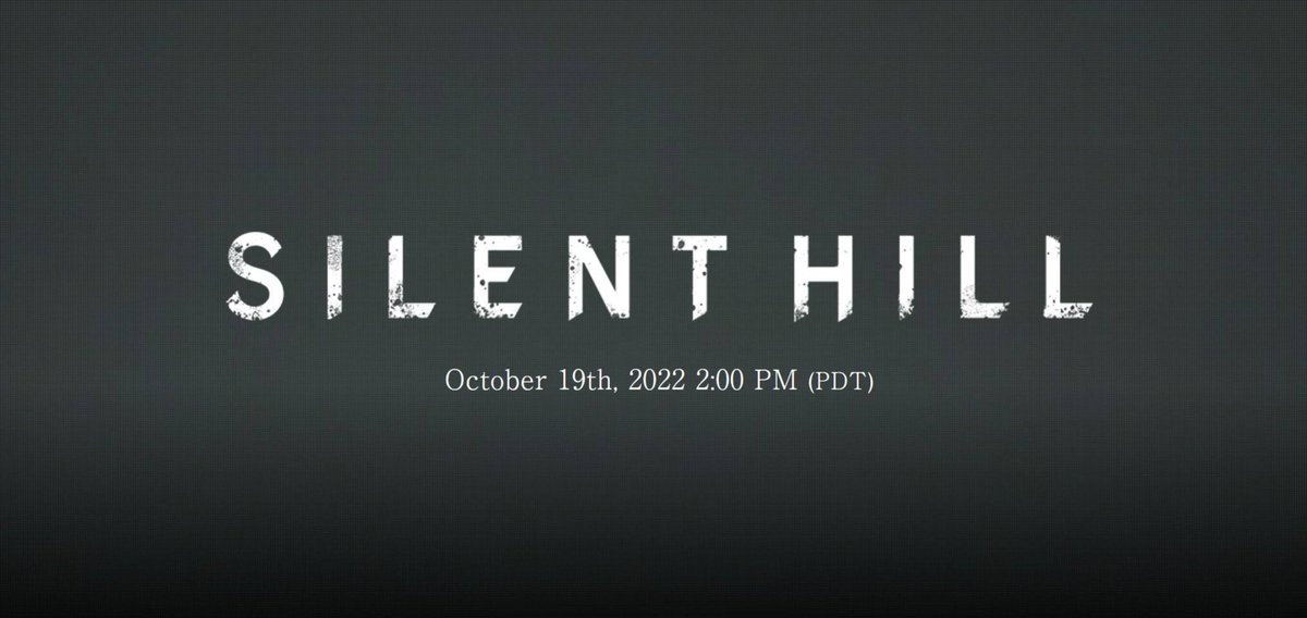 CulturaVJ's tweet photo. Este miércoles habrá un anuncio relacionado a Silent Hill. https://t.co/g3Wfup3y6X
