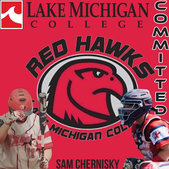 I am proud to announce that I am continuing my academic and athletic career at Lake Michigan College! I would like to thank my family, friends, and coaches for helping me get to where I am now. @LMC_RedHawks @Lviewathletics @LHS_Baseball1 @DMetroStars @JeffreyChernis1