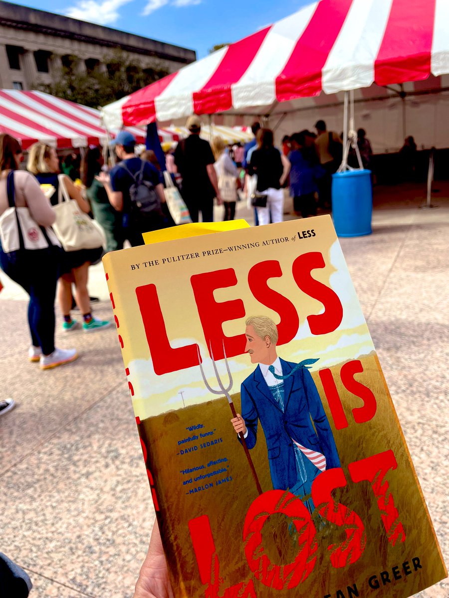KatieCarella's tweet image. Just picked up #LessIsLost yesterday! @SoFestofBooks @ParnassusBooks1