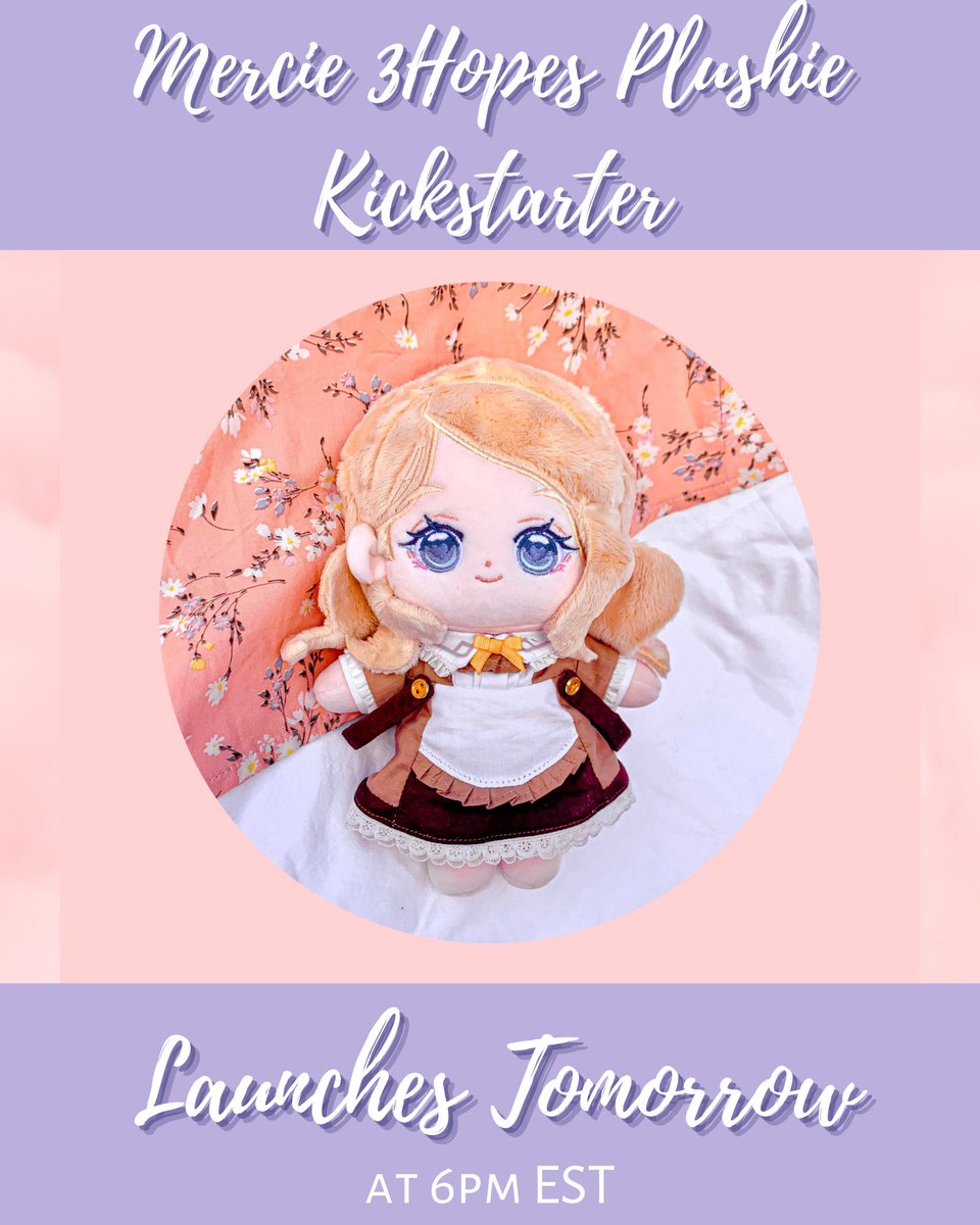 lechibees's tweet photo. My kickstarter launches tomorrow!! and I would love and appreciate if you share my link, or even buy a plushie for yourself! I designed this plushie with a lot of love, and it would mean a lot to me!
#fe3h #fe3hopes #femerch https://t.co/7XyedA07Ny
