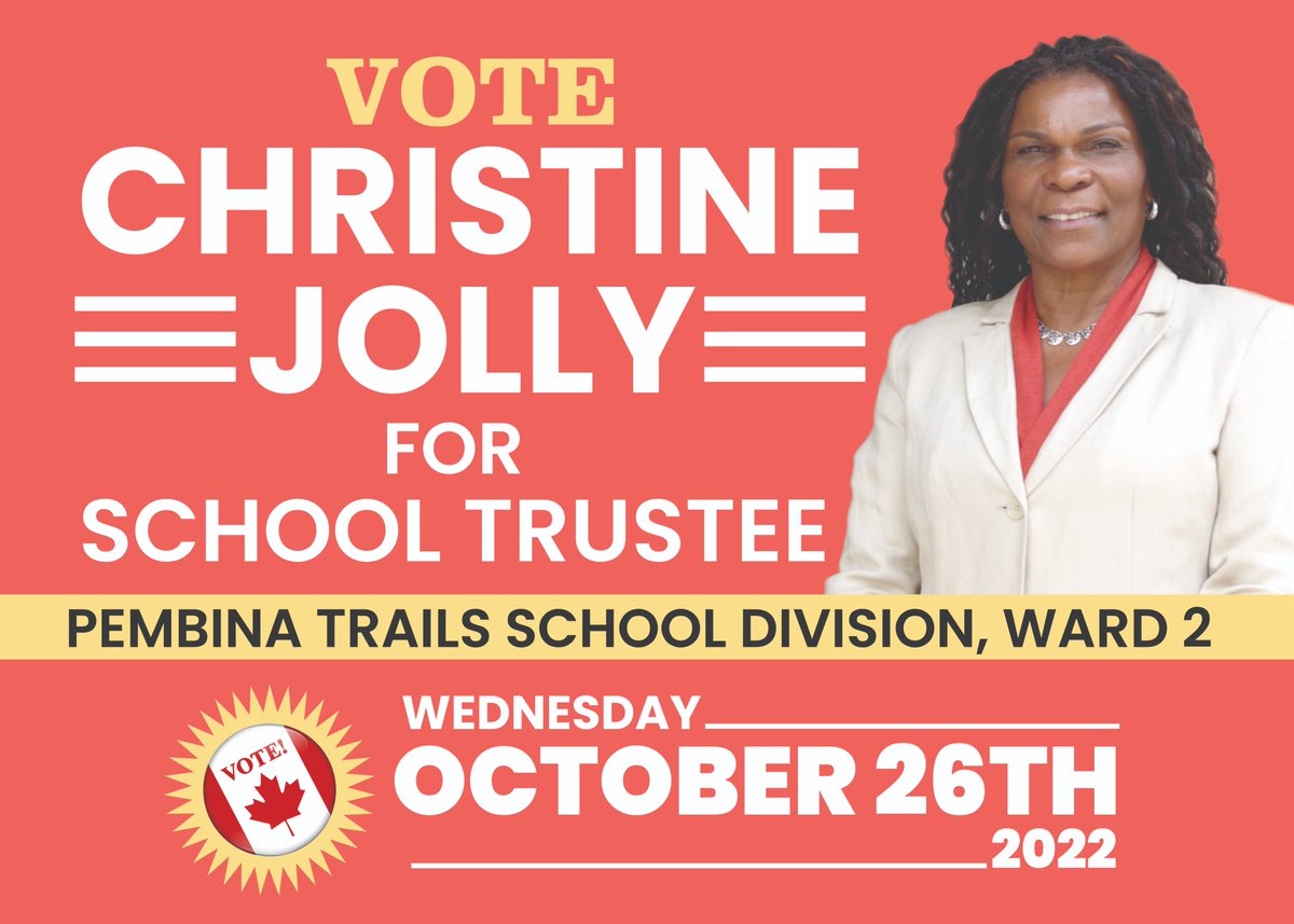 ChrisAlexJolly's tweet photo. And we're off!! Welcome to my page! Follow to stay updated, AND VOTE FOR Christine Jolly For Pembina Trails School Division Trustee, Ward 2 https://t.co/hbrKJ37sa5