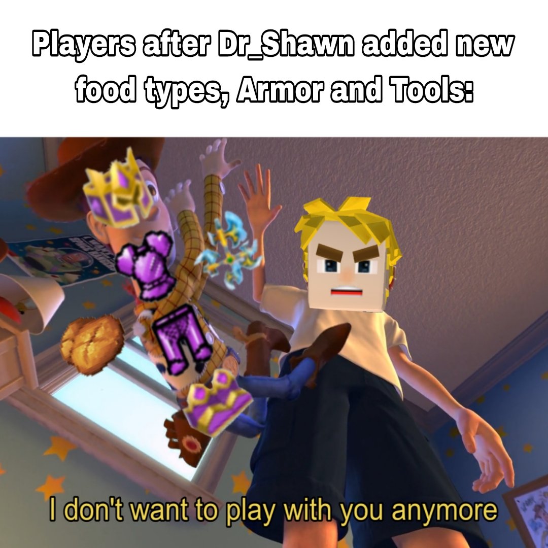 AshsomeB's tweet image. Skyblock players now: