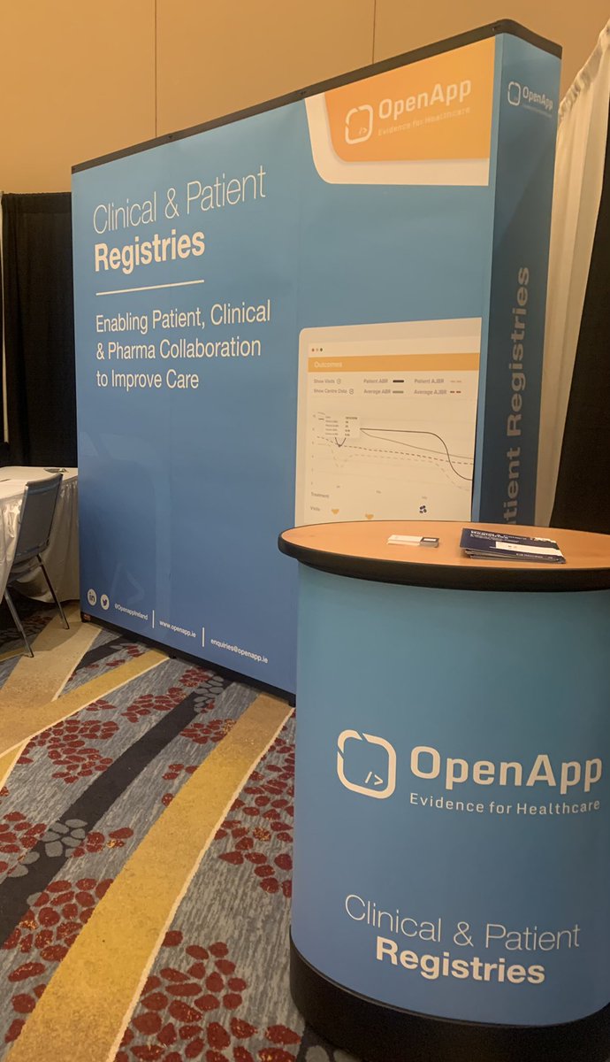 OpenappIreland's tweet photo. All set and ready to go tomorrow to kick off the NORD #RareSummit 2022! #registries #raredisease https://t.co/edqNfGIMvA