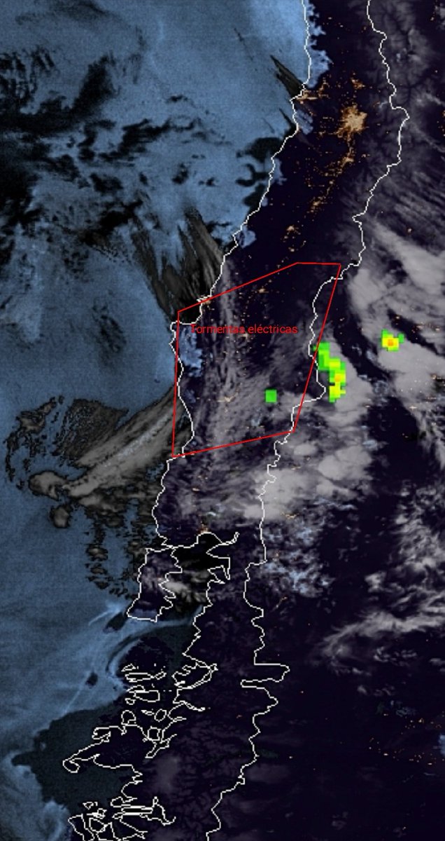 davidurra7's tweet photo. Interesante panorama para mañana por la tarde en reg Ñuble a LosRíos sobretodo en los valles intermedios. 

Se espera un buen desarrollo convectivo hacia la tarde noche en Área prob remarcada.

Precauciones del caso por caída de rayos ⚡⚡🔥 https://t.co/wkeC5MJCim