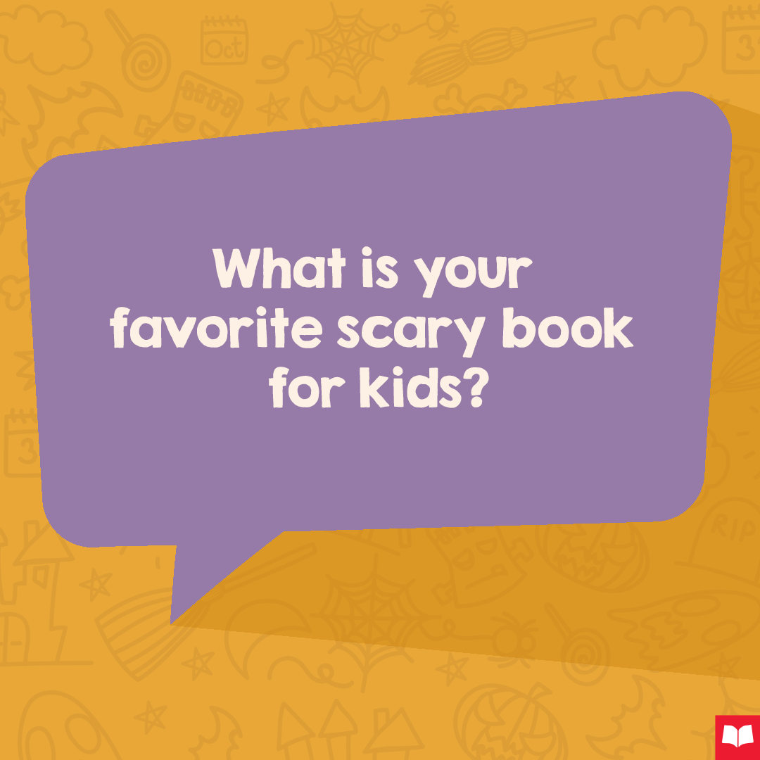 Scholastic's tweet photo. What was the book that made you like being scared as a kid? The book that had you turning on the light in the middle of the night. The book you slammed shut and tossed across the room... but picked up again ready for more.🏮 👻 https://t.co/cO6CVLvB9U
