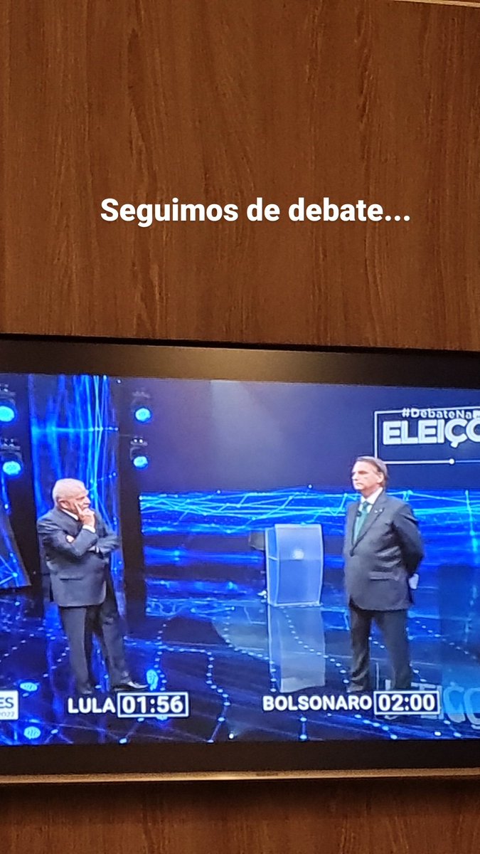 RenataCruppi's tweet photo. #debateband #DebateNaBand #DebatePresidente https://t.co/yK5q29UvHB