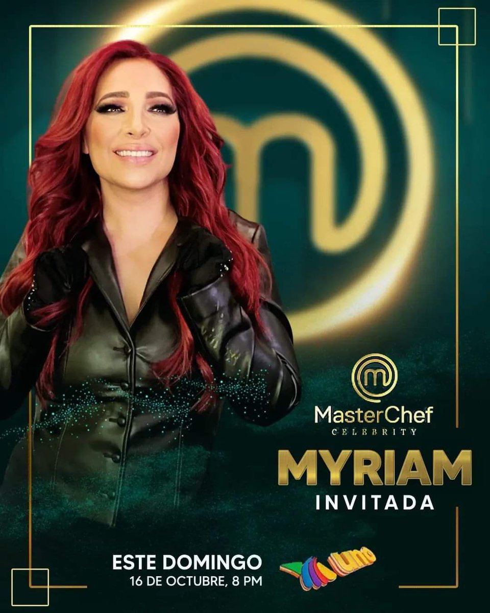 MyriamMonteCruz's tweet photo. Hagamos tendencia!!! MYRIAM EN MASTERCHEF https://t.co/RczkAlqASB