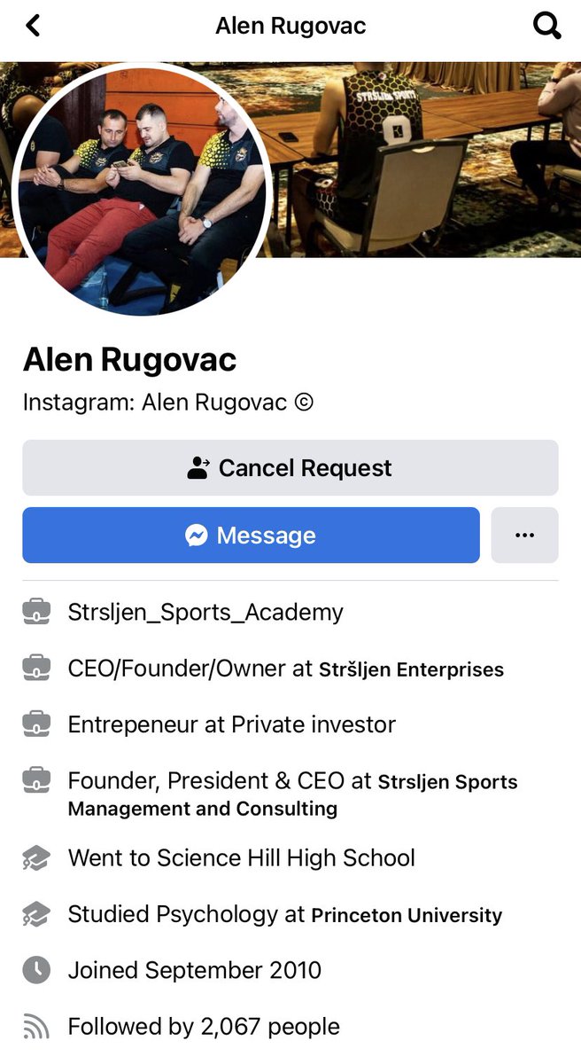 For you up &amp; coming young athletes who have aspirations of playing basketball overseas on any level. Please avoid this agent and agency. They lie/steal money and promise athletes jobs &amp; DO NOT DELIVER! <a href="/AlenRugova/">Alen Rugovac</a> is a FRAUD &amp; WILL BE REPORTED TO FIBA FOR STEALING from these kids