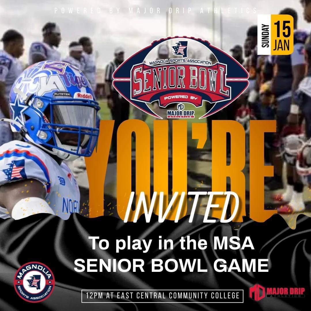 Grateful for the opportunity to play in the MSA Senior Bowl and showcase my talents! #Only1Magnolia <a href="/MagnoliaAllstar/">Magnolia Sports Association</a> <a href="/zjones_mhs/">Zach Jones</a> <a href="/M3SPORTS_/">M3 SPORTS™</a>