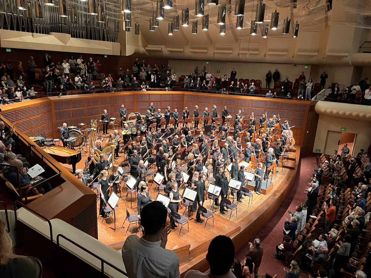 Thank you for having us @SFSymphony - and what a lovely audience reaction for the Orchestra, Mirga and @ShekuKM. Hopefully we’ll be back more quickly than in 34 years this time!