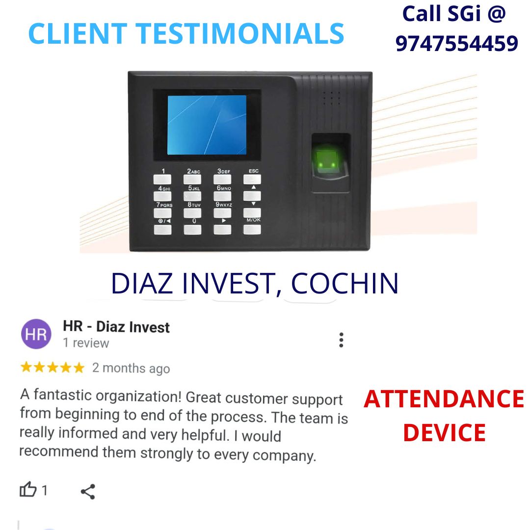 SGiKochi's tweet photo. When a client stops by to post a testimonial on our Google page😃 #clienttestimonials #happyclients #testimonials #sginetronicskochi #security_system #homeautomation #officeautomation #attendancematters #attendancesystem #accesscontrolsystems #access #biometricsystem https://t.co/iECP7lzHha