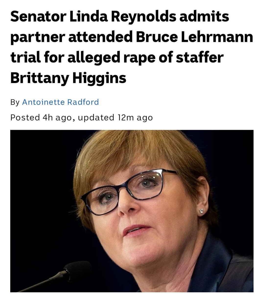 PeterWMurphy1's tweet image. Liberal Senator Linda Reynolds requested transcripts of Brittany Higgins' testimony from Bruce Lehrmann's defence lawyer before she was to give her own testimony! Reynolds' own lawyer told her this was highly inappropriate! 😲#LehrmannTrial