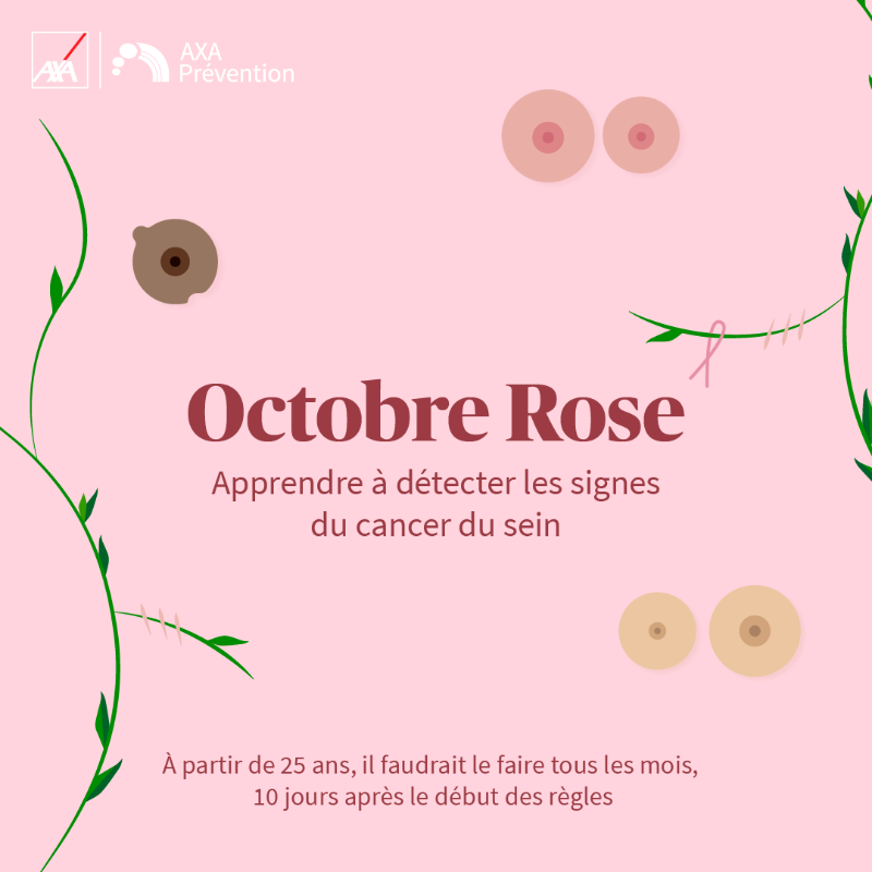 AXAFrance's tweet photo. Tâtez, palpez ... Apprenez à connaître vos seins. Touchez-les ! 🎀

#OctobreRose #Autopalpation #cancerdusein #prevention