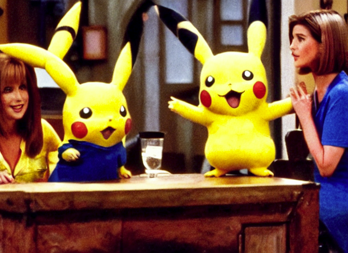 _RottingAway_'s tweet image. Pikachu as guest star in Friends
#stablediffusion #stablediffusiongui not #stablediffusiondemo #nmkd #ai #aigenerated #aigeneratedart