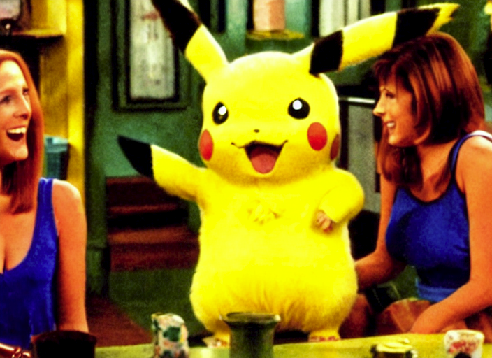 _RottingAway_'s tweet image. Pikachu as guest star in Friends
#stablediffusion #stablediffusiongui not #stablediffusiondemo #nmkd #ai #aigenerated #aigeneratedart