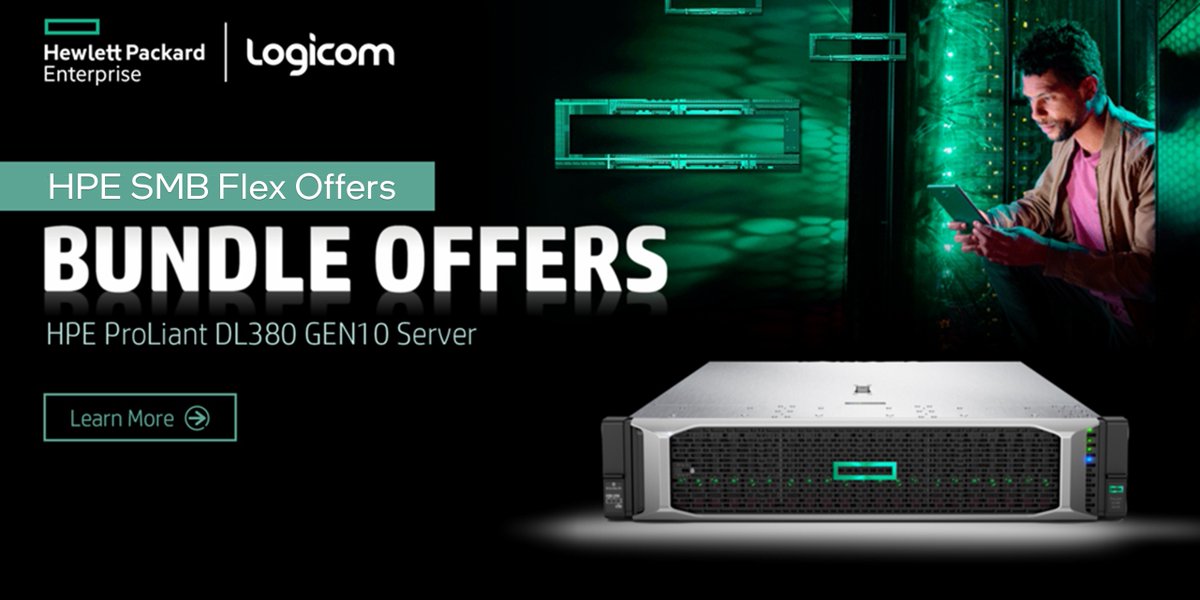 LogicomDisti's tweet photo. Benefit from our HPE SMB Flex Bundles exclusively on our eShop today!
Visit https://t.co/kpc6LSuU4J to place your orders. For more information, reach out to our team on HPE@logicom.ae
#LogicomHPE #HPEServer https://t.co/spY5jDG34p