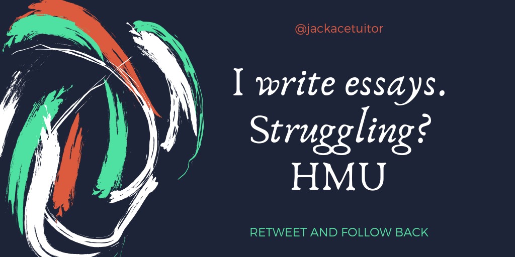 JackAcetutor's tweet photo. Hey, need help writing your essay? https://t.co/9K1aLDDugy