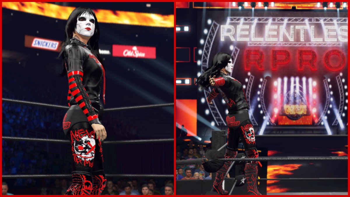 13XDXMY's tweet image. (@RelentlessPro) #RelentlessWAR

#DeathmatchPrincess 

Classic #YMA / #JIGSAW 

❤️🖤❤️🖤❤️🖤❤️🖤❤️🖤❤️🖤❤️

#BADART x #WWE2K22