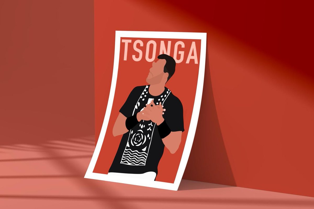 🎁JEU CONCOURS 🎁 😭Jo @tsonga7 vous manque déjà...🥹 😃Tentez de remporter cette affiche de Jo Wilfried Tsonga ! ✍️Elle sera dédicacée par son créateur Fabien Spatola ! Pour jouer, RT + FOLLOW @fortylovefr et @SportFactsCo ! 🎰TAS le 23/10 ! #ATP #tennis #JeuConcours #concours