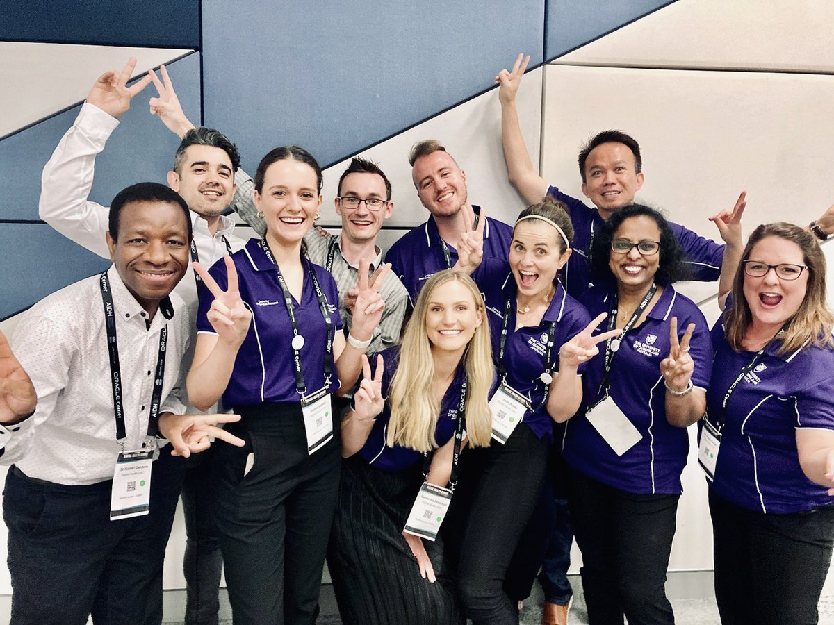 Dr Oliver Canfell (@oliverdietitian) on Twitter photo Swelling with pride to be at #DHS2022 in Sydney with our “Purple Brigade” - <a href="/UQMedicine/">UQ Medicine</a> <a href="/UQ_News/">UQ News</a> emerging transdisciplinary research leaders in digital health 🤓📊🔥
Spot the RN, Pharm, BioMed, PhD, Econ, CI, AI, APD & MD! 🤩 <a href="/LeannaWoods2016/">Dr Lee Woods</a> <a href="/SamTRobertson1/">Samantha Robertson</a> <a href="/digihealthcrc/">Digital Health CRC</a> Swelling with pride to be at #DHS2022 in Sydney with our “Purple Brigade” - <a href="/UQMedicine/">UQ Medicine</a> <a href="/UQ_News/">UQ News</a> emerging transdisciplinary research leaders in digital health 🤓📊🔥
Spot the RN, Pharm, BioMed, PhD, Econ, CI, AI, APD & MD! 🤩 <a href="/LeannaWoods2016/">Dr Lee Woods</a> <a href="/SamTRobertson1/">Samantha Robertson</a> <a href="/digihealthcrc/">Digital Health CRC</a>