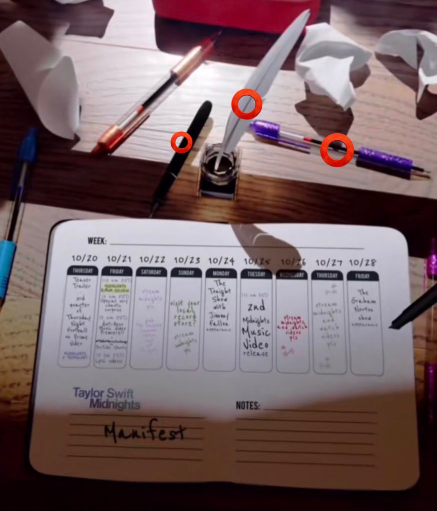 Taylor Swift Updates on Twitter "Looks like TSmidnighTS is comprised of fountain pen, glitter