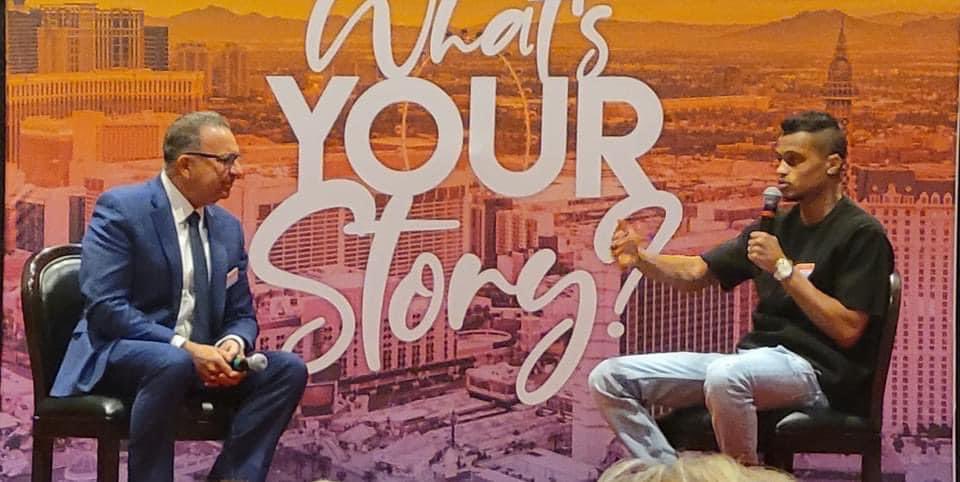 What an honor to host this year’s #WhatsYourStory event in #LasVegas. <a href="/EnzoPerezMMA/">Enzo Perez</a>