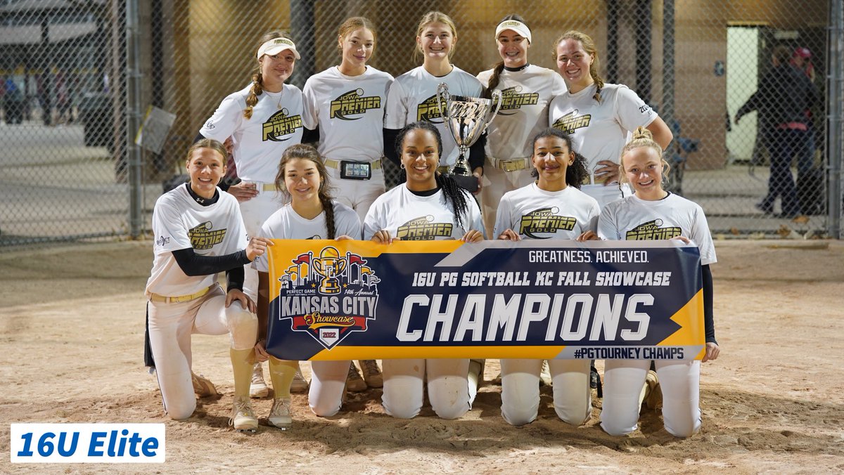 PG_Softball's tweet photo. Our 16U Elite KC Fall Showcase Champs 👏🏆🥎 https://t.co/jcIligB83z