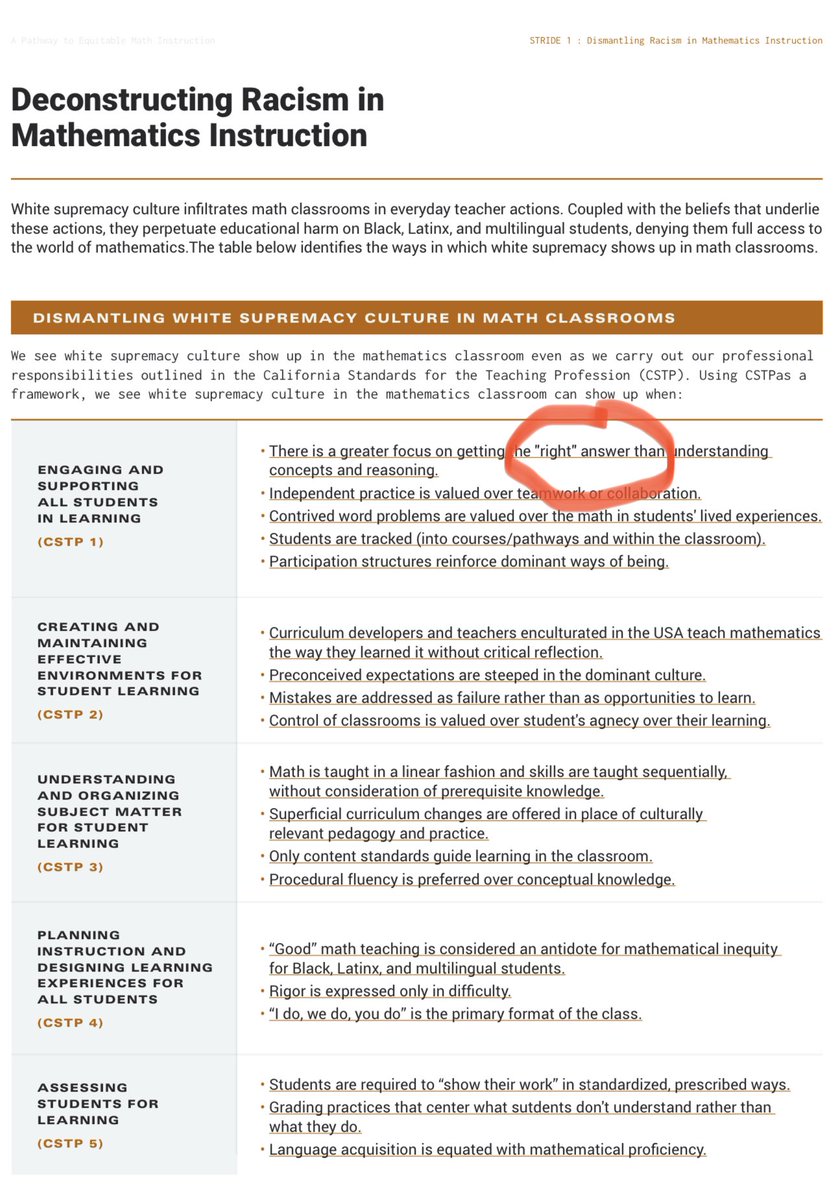 balajis's tweet photo. If the US actually wanted to lead in semiconductors, it’d be urging kids to study electrical engineering and quantum mechanics.

Instead, it’s focused on “deconstructing racism” in math education — including the very concept of right answers. https://t.co/t4xzohkjDb https://t.co/eGuS1KUYh6