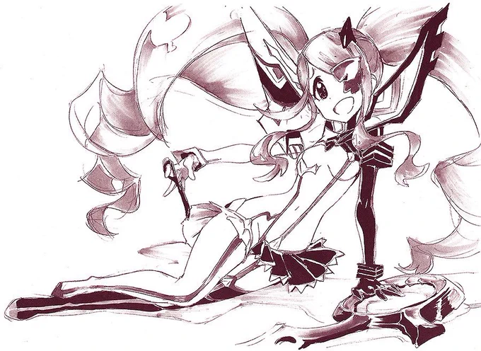Nui Harime by Kill la Kill co-director Akira Amemiya, featured in The Art of Kill la Kill Volume 3 