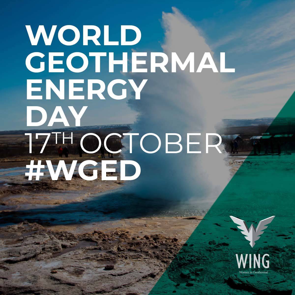 WING_geothermal's tweet image. WING would like to wish everyone a very happy World Geothermal Energy Day! A day for advocating the benefits of geothermal energy, and the people pushing it forward!

#womeningeothermal #baseloadpower #worldgeothermalenergyday #wingwins #geothermalpeople #geothermal #womeninSTEM