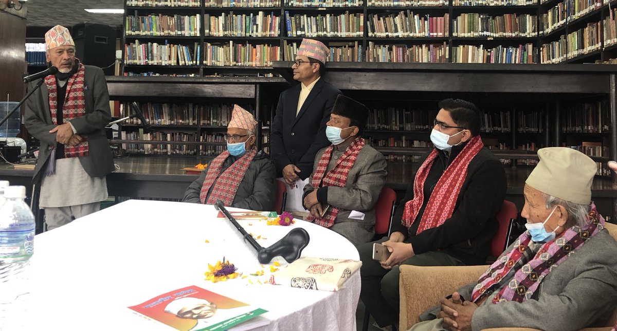 drbishnuhnepal's tweet photo. Got timely guidelines from 1970 to 16 October 2022. Last sharing same mike was 25Dec2021 during #MahamanaJayanti. So happy you accepted #DrDRRegmiNationalPeaceAward 🙏!You left enough for #Nepal🙏 RIP #SatyaMohanJoshi/103 Daajyu🙏🌸🙏
-#CulturalDiplomacy@#Himalayas #CeDiD #UNSG https://t.co/S2ZddOu0vr