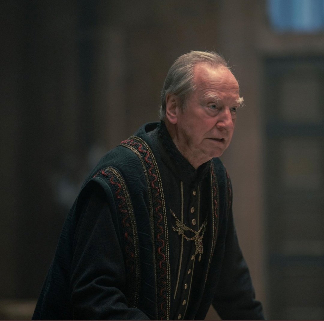 Suryastic084's tweet photo. "I'm six and seventy year old. I've known viserys longer then any who sit at this table and I'll not believe that he said this on his deathbed, Alone, with only the boy's mother as a witness. This is TREASON"
RIP LYMAN ❣️
#HouseOfTheDragonHBO 
#HouseOfTheDragon https://t.co/GnsqvOvwsP