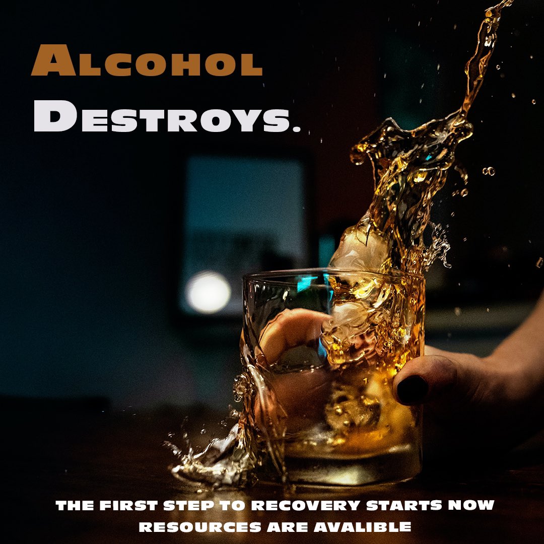 JakeMuniz2's tweet photo. Alcohol Destroys. Seek resources if need be, they are available. #stratcom301 https://t.co/YEHsMBbwhX
