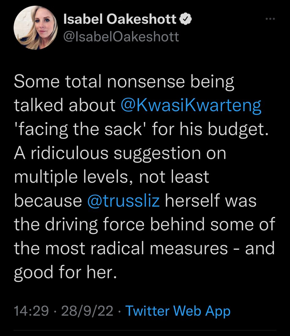 SalfordMe2023's tweet photo. This aged well, Isabel appears to have deleted it for some strange reason 🤦‍♀️ https://t.co/tfL2gOSSVU