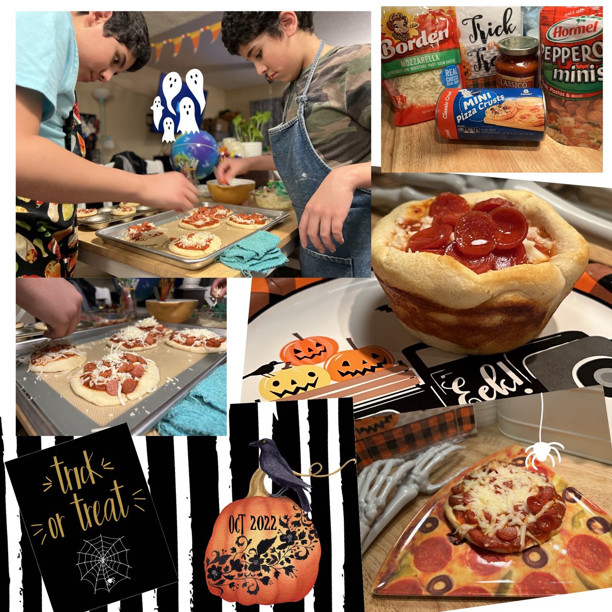 FishBowlFamily's tweet photo. 👨🏻🍳👨🏻🍳 Making Mini Pizzas and Pizza Cups 🍕🍕
#FishBowlFamily In The Kitchen #minipizzas #pizzacups #welovepizza #madeathome 🎃
@Pillsbury @HormelFoods @ClassicoSauce @BordenDairy https://t.co/c7lpWkwGBM