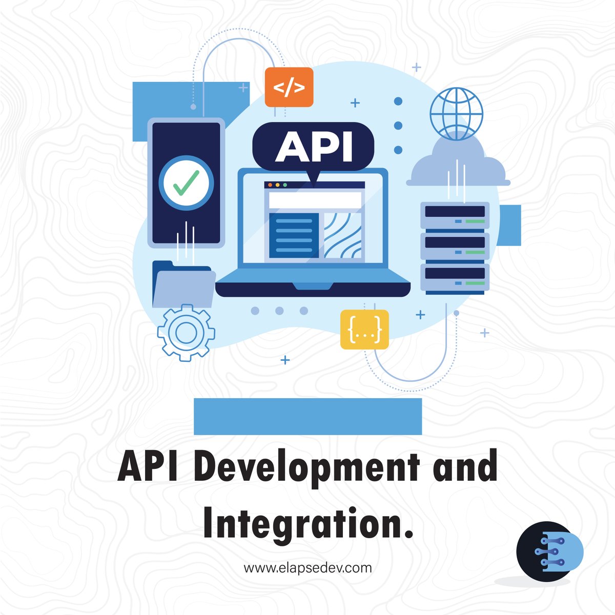 ElapseDev's tweet photo. We offer a wide range of SOAP/REST API development and integration that match your exact business needs. If you would like to discuss more on how API can boost the functionalities of your application, get in touch with us. https://t.co/Zp6xq5h58O