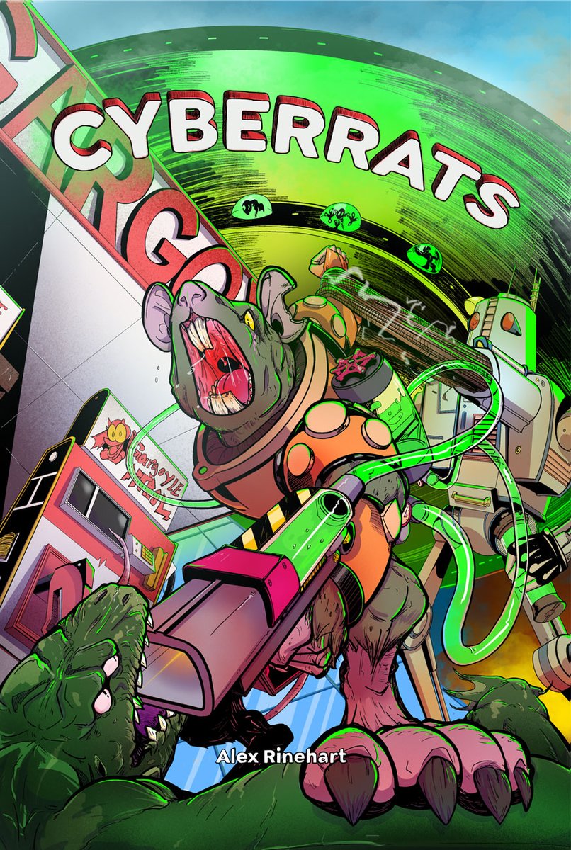THIS IS NOT A DRILL, TODAY IS CYBERRATS RELEASE DAY! 

Help me spread the word far and wide!