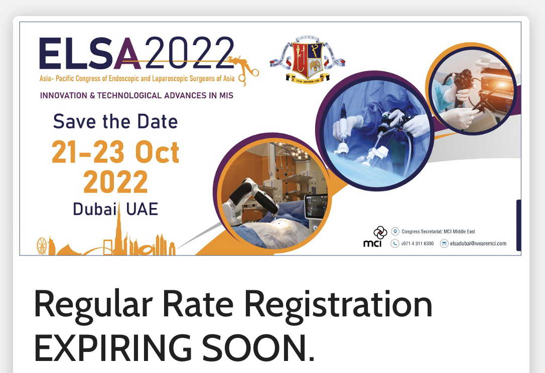 DavideSurdl's tweet photo. ELSA Annual Congress - Dubai October 21-23 2022 - https://t.co/bV0GUVnfLi https://t.co/qKyuxT5FUT