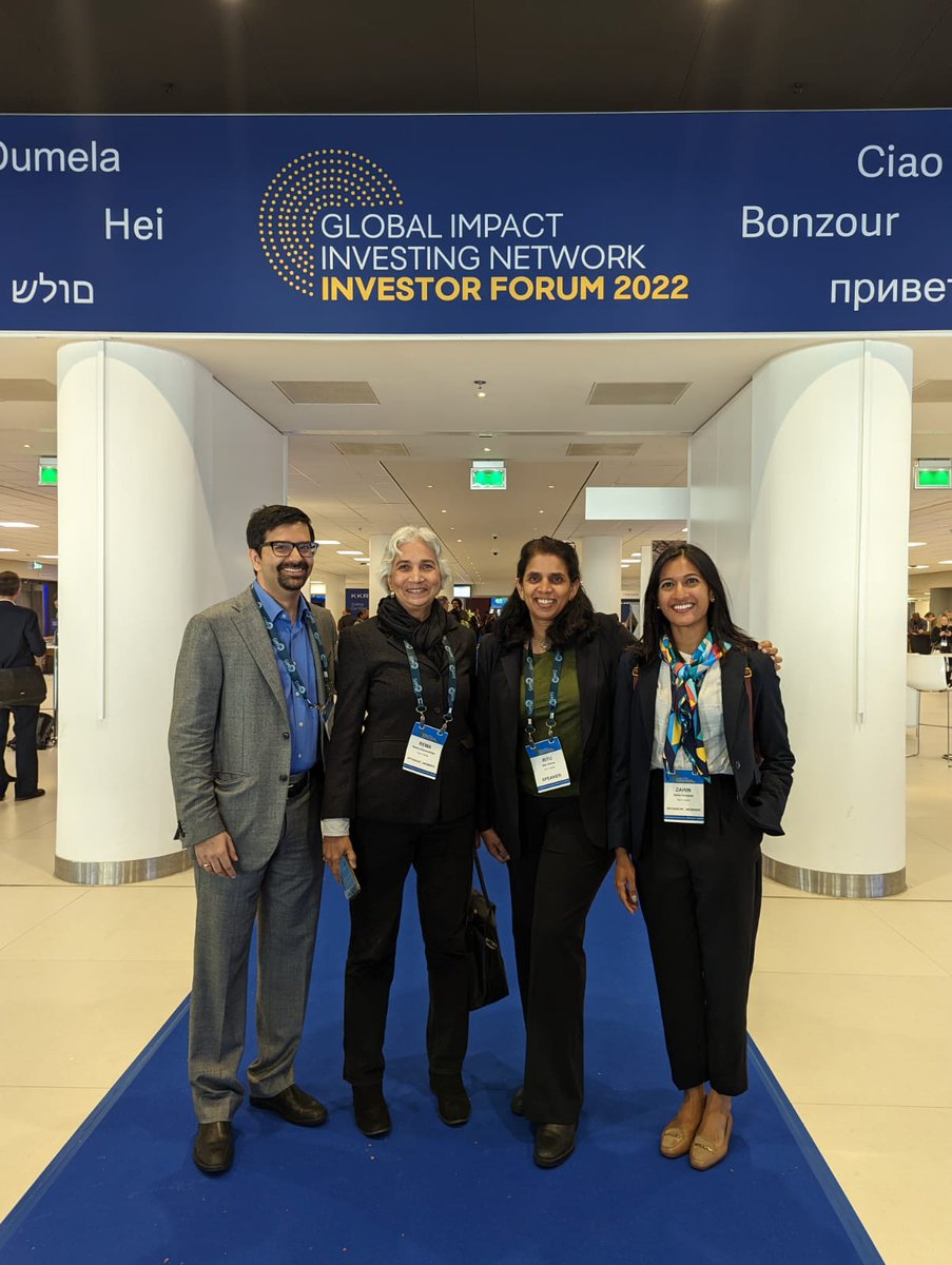 We participated in #GIINForum22 organised by <a href="/theGIIN/">GIIN</a> in Hague last week, which brought together 1500 active and aspiring #impactinvestors from over 60 countries to network and discover innovations in the industry, lead sponsoring the event alongwith <a href="/LemelsonFdn/">Lemelson Foundation</a> 
#ankurcapital