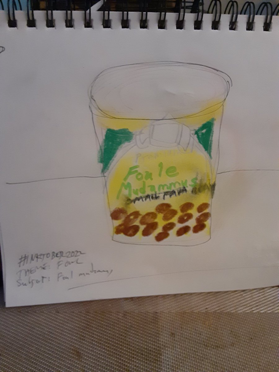 #Inktober2022. Theme: Fowl. Subject: Foule mudammas.