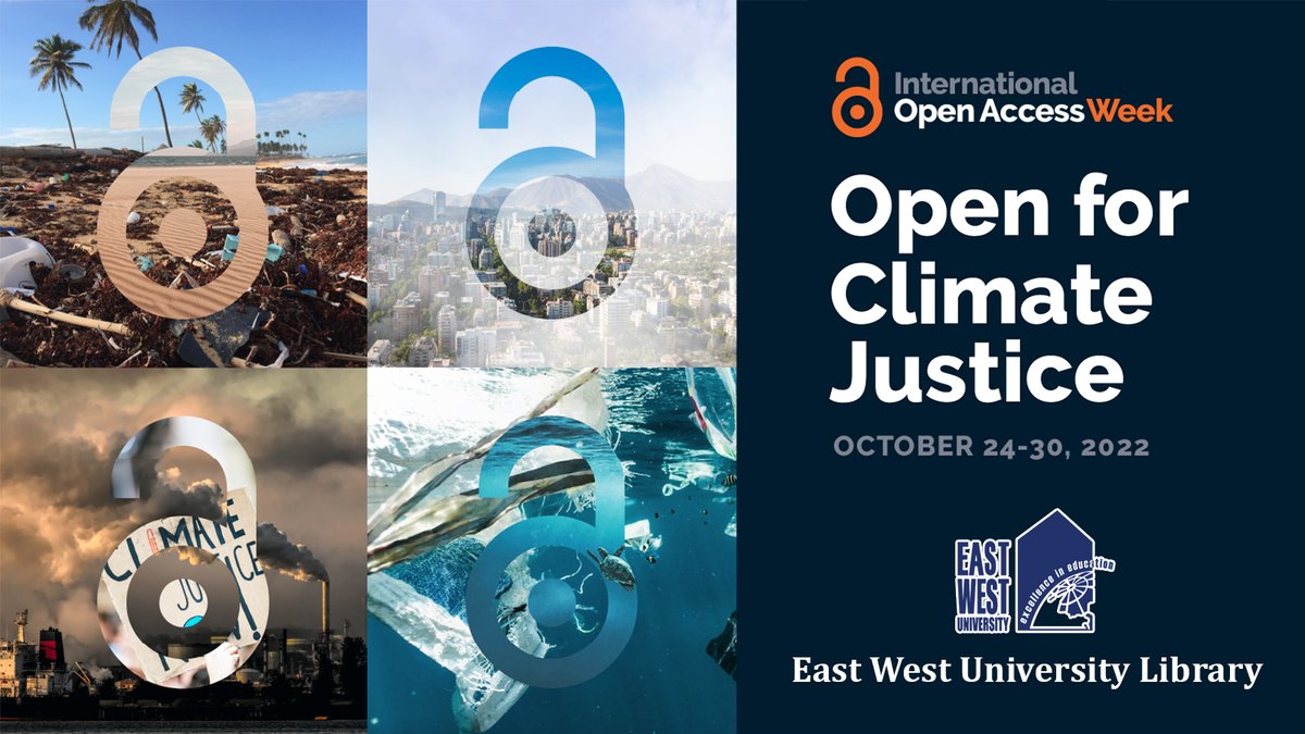 library_ewu's tweet photo. East West University Library is going to celebrate International Open Access Week 2022 from 24 to 30 October 2022 with a series of programs.#ewulibrary #ewubd #bd https://t.co/A493CpJGue