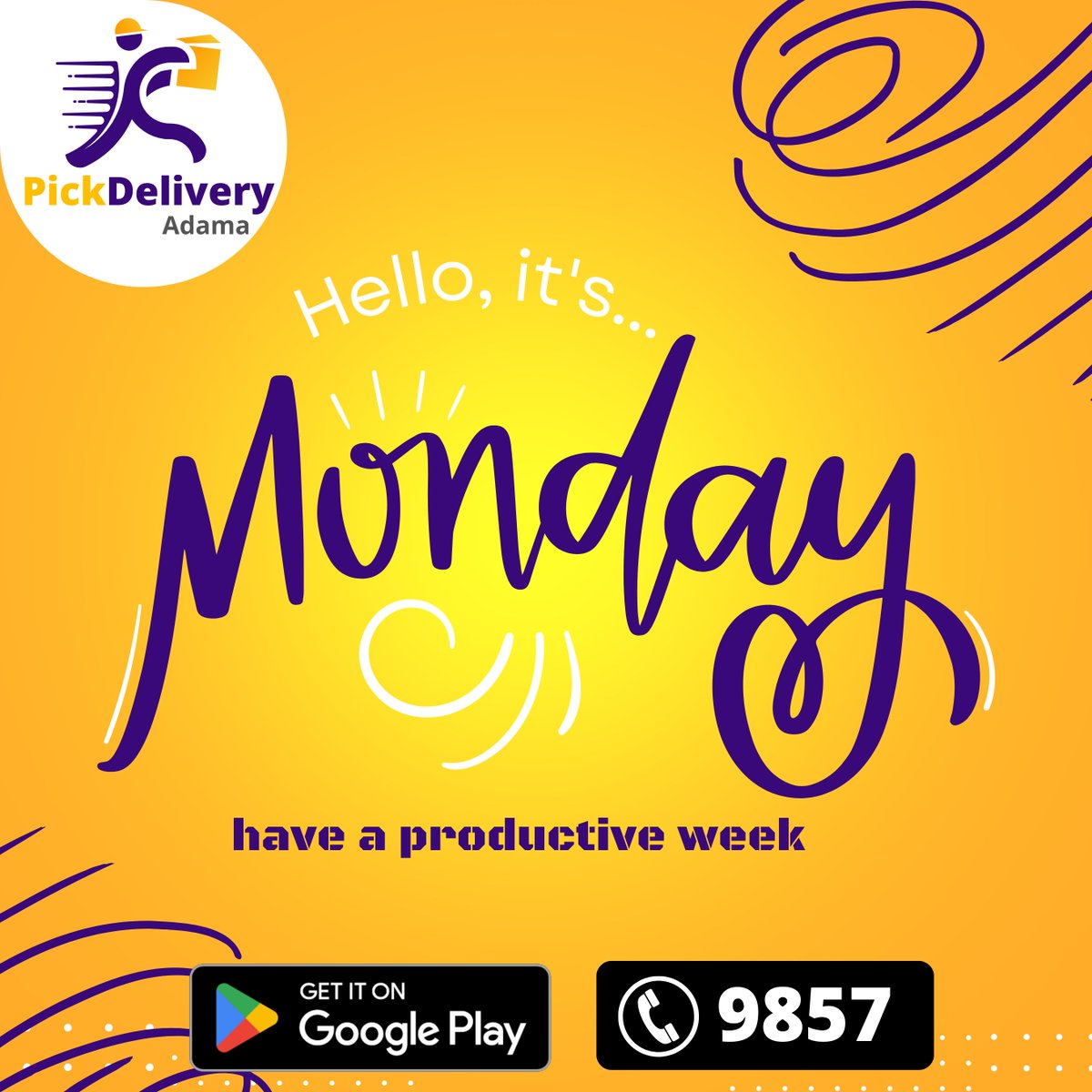 PickDeliveryET's tweet photo. ✨ People with goals succeed because they know where they are going
#pickdelivery #deliveryinadama #delivery #deliveryservice #deliveryapp #adama #motivation #monday #happy #happymonday https://t.co/xKCVqZkVZg