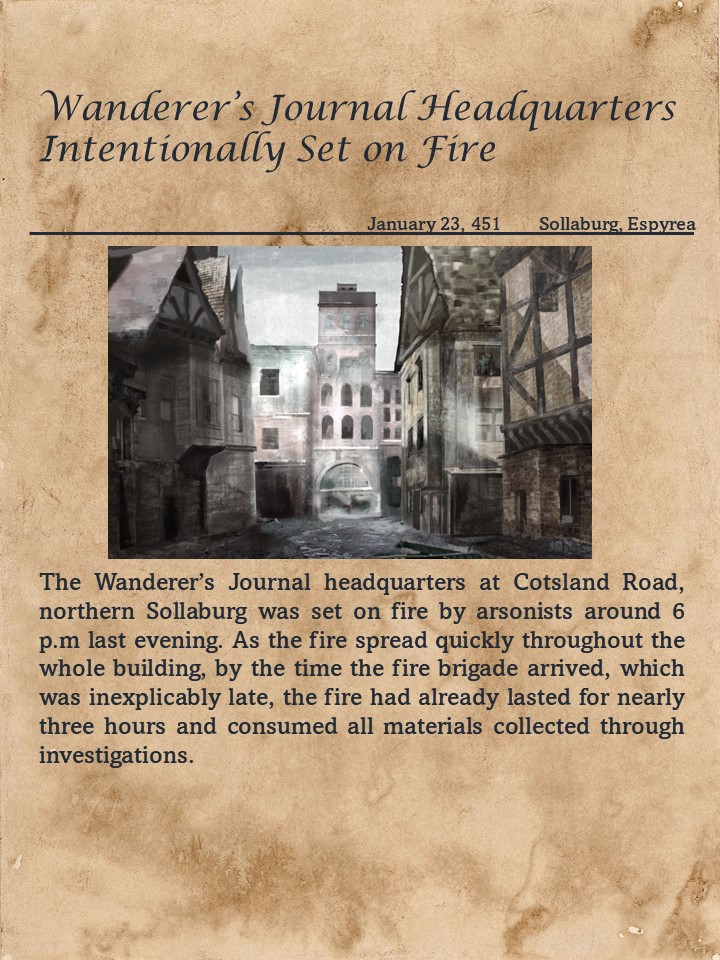 Yve09693889's tweet photo. The 9th Wanderer's Journal News Article:

#NFT #wanderersjournal #writing https://t.co/l1LxKyqQSF