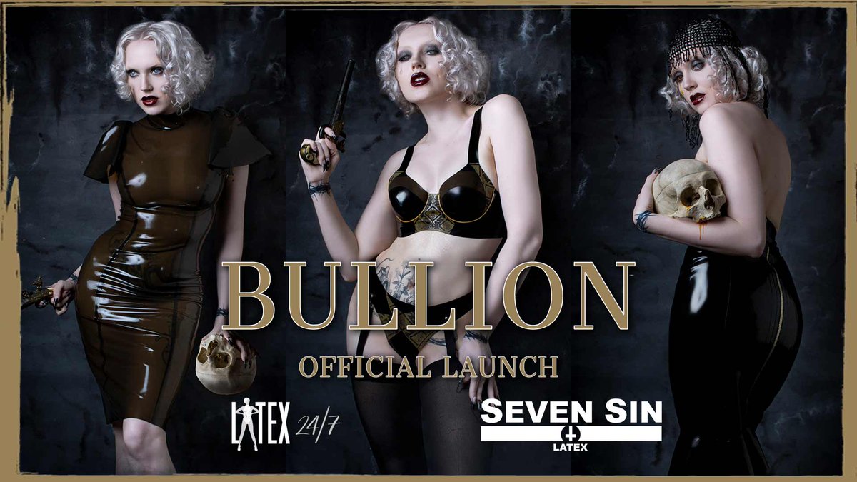 Latex247's tweet photo. UK based latex fashion designers Seven Sin officially #Launch their amazing #New #Collection "Bullion" https://t.co/vyAHwgi8VR #SevenSin #Latex #LatexFashion #Latex247 #latexisfashion https://t.co/c3aL3iT7dE