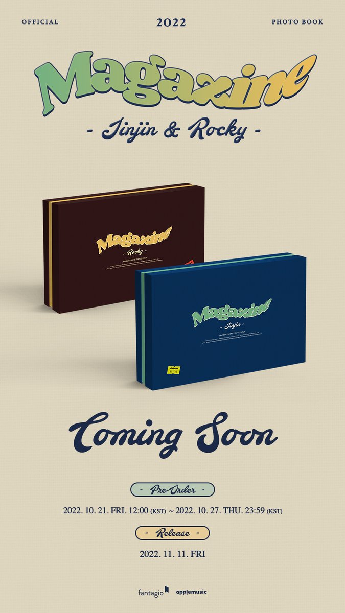 fantagiomusic_'s tweet photo. [#진진_라키]  
2022 PHOTO BOOK
<MAGAZINE>
​COMING SOON 📷

#JINJIN_ROCKY
​#진진 #JINJIN #라키 #ROCKY
#아스트로 #ASTRO #아로하 #AROHA https://t.co/o85zRG9xUk